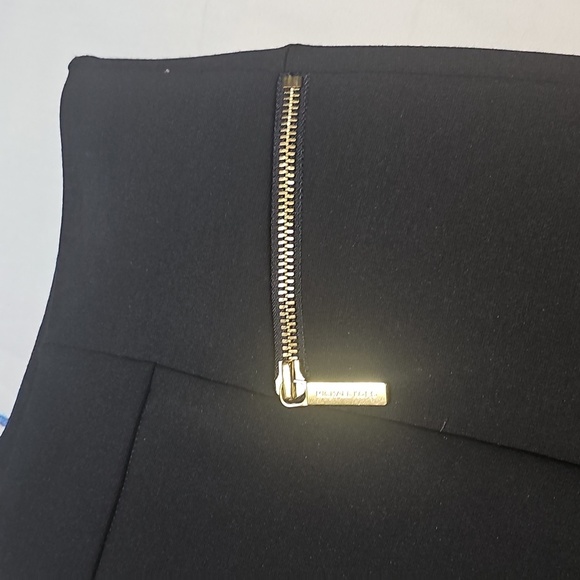 Michael Kors Black Gold Zippered Skirt Size‎ 8 New - Picture 2 of 5
